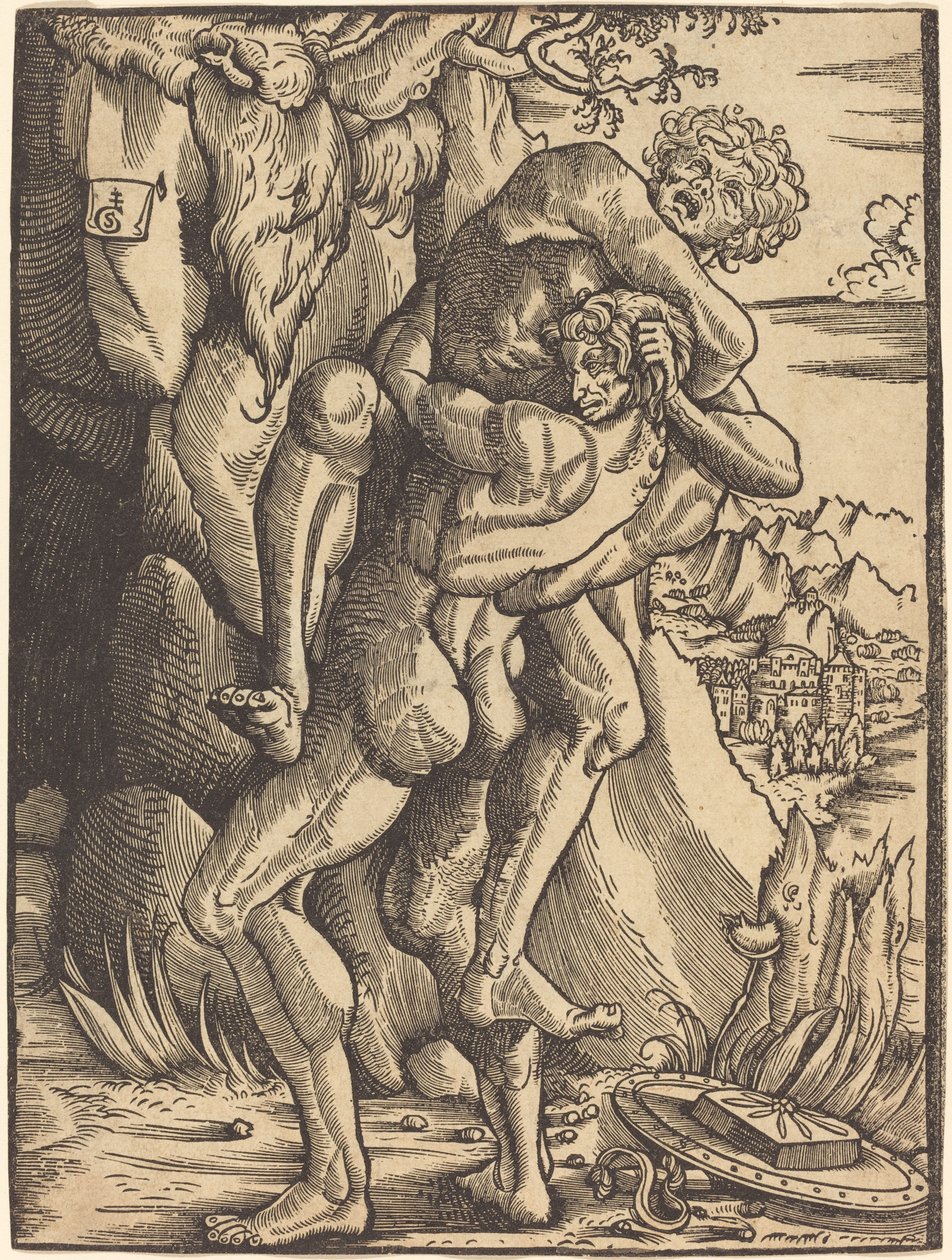 Hércules e Anteu de Gabriel Salmon