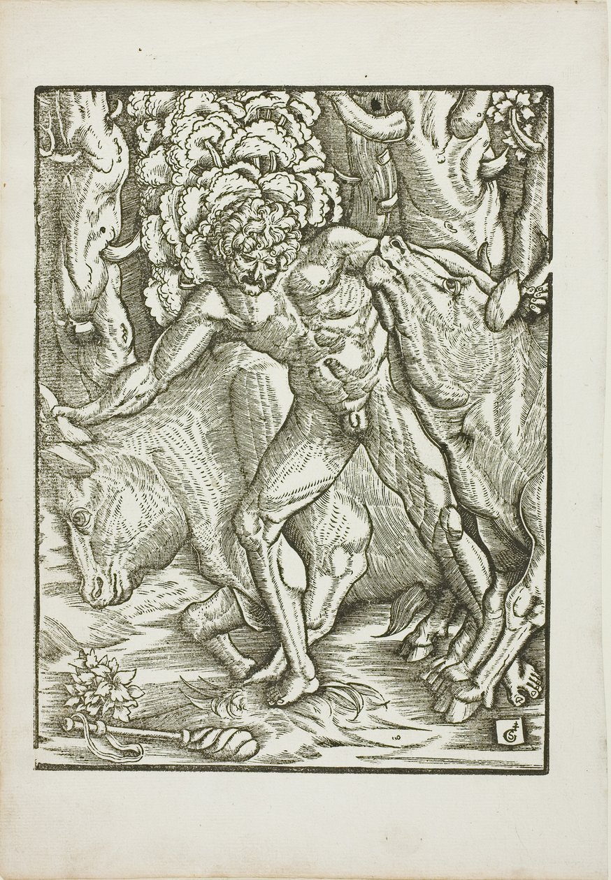 Os Trabalhos de Hércules: Captura dos Bois dos Geryones em Erythia de Gabriel Salmon