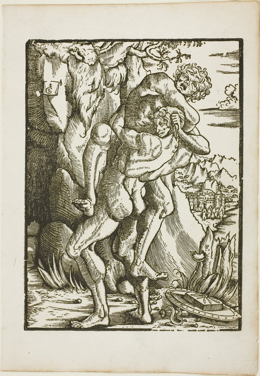 Os trabalhos de Hércules: Hércules e Anteu de Gabriel Salmon