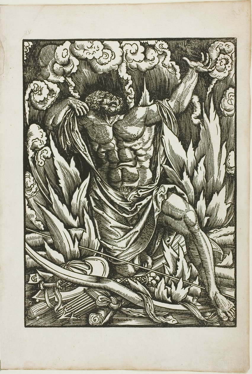 Os trabalhos de Hércules: Hércules na pira de Gabriel Salmon