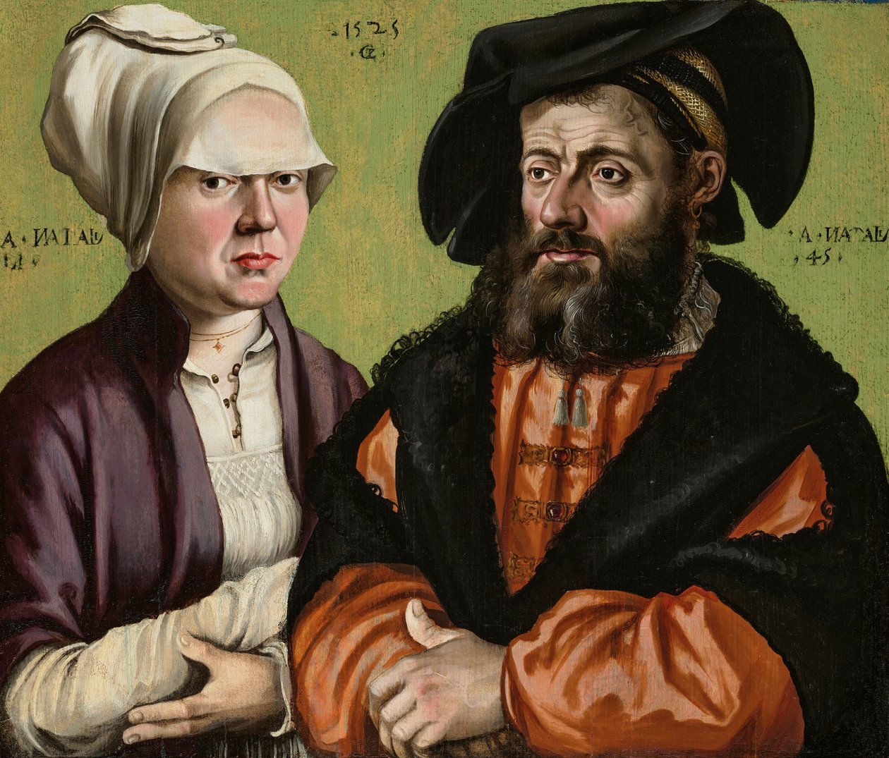 Retrato duplo de um casal, a meio comprimento de Gabriel Zehender