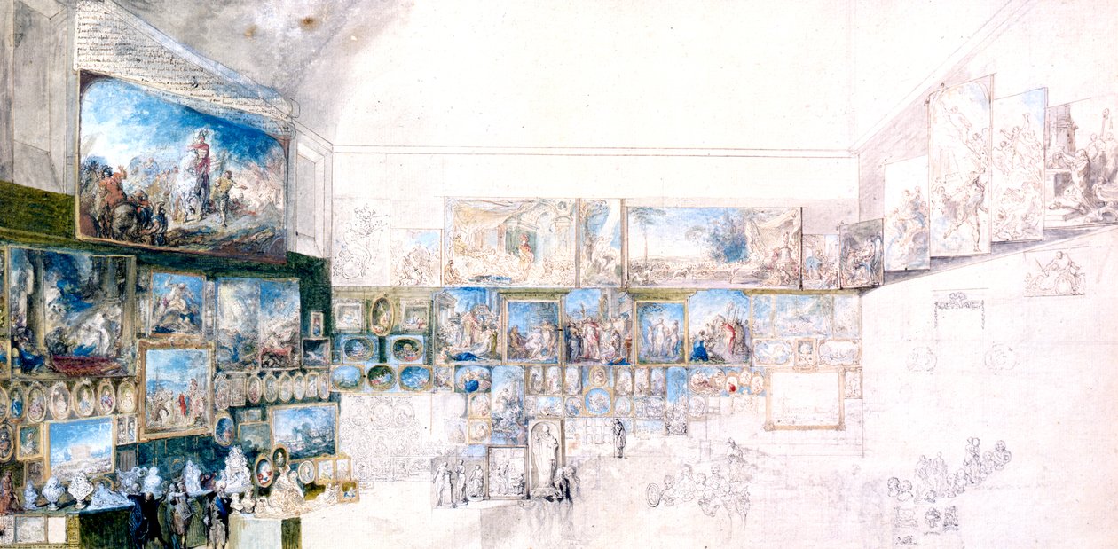 Gabinete de Desenhos, c1744-1780 de Gabriel de Saint Aubin