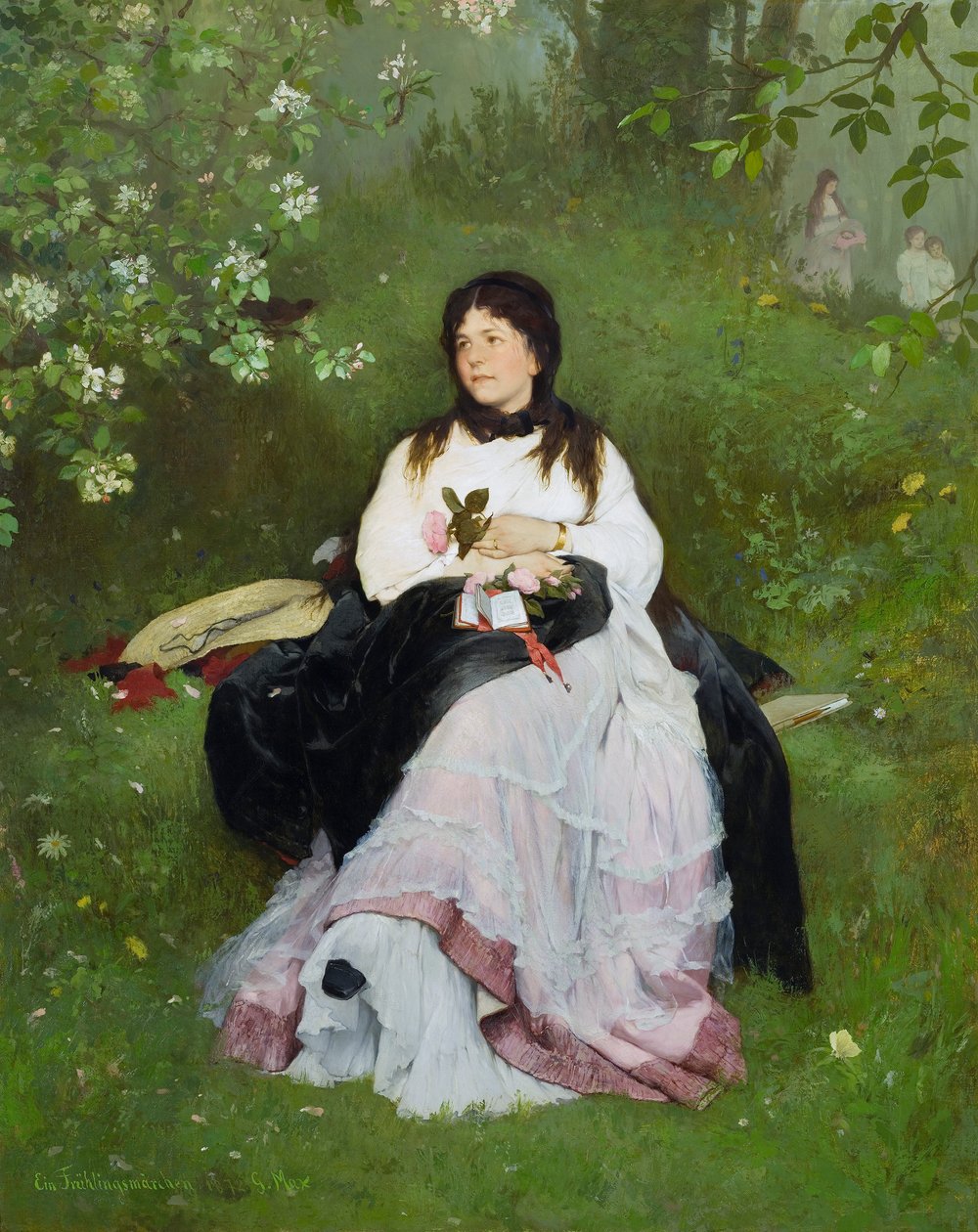 Um conto de fadas da primavera de Gabriel von Max