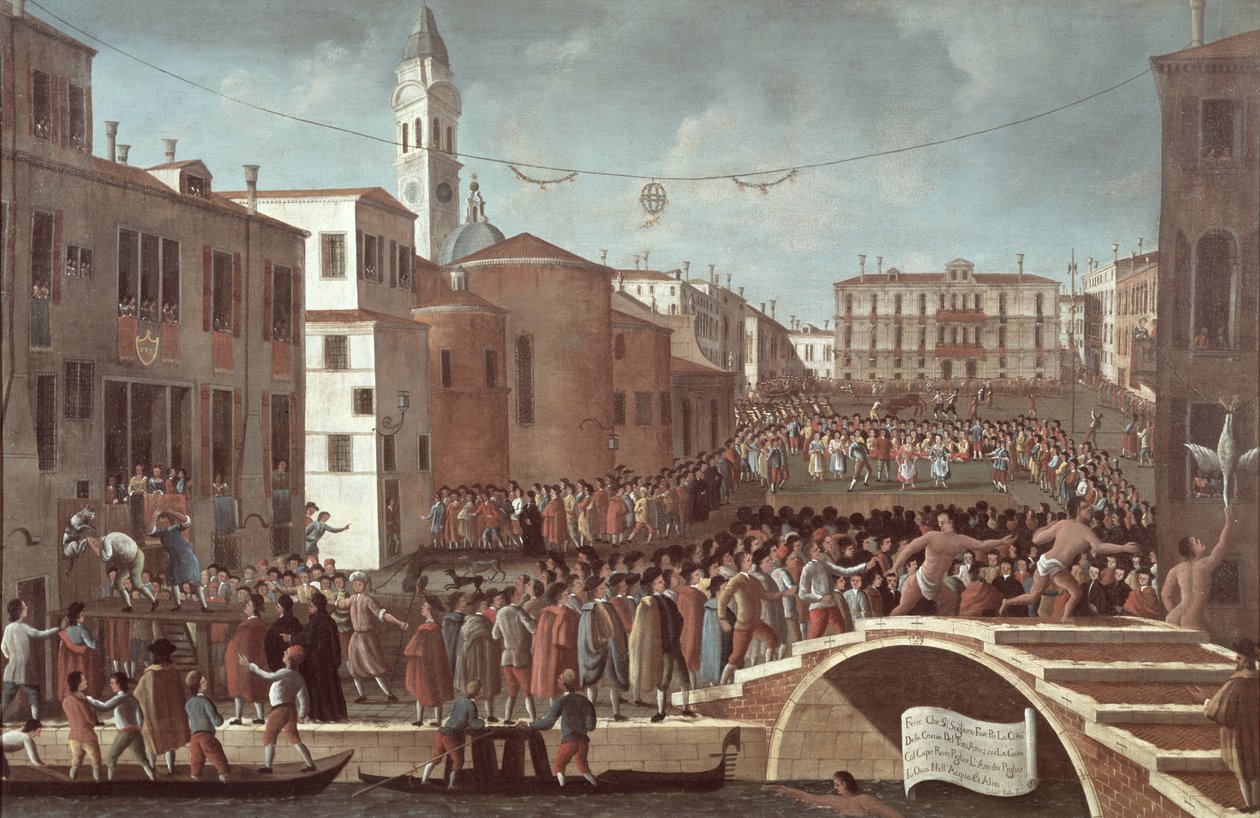 Festival da Santíssima Virgem Maria no dia 2 de fevereiro em Santa Maria Formosa, Veneza de Gabriele Bella