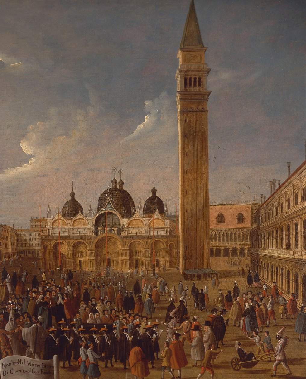 ITaly, Veneto, Veneza, Carnaval na Praça San Marco, em grande plano de Gabriele Bella