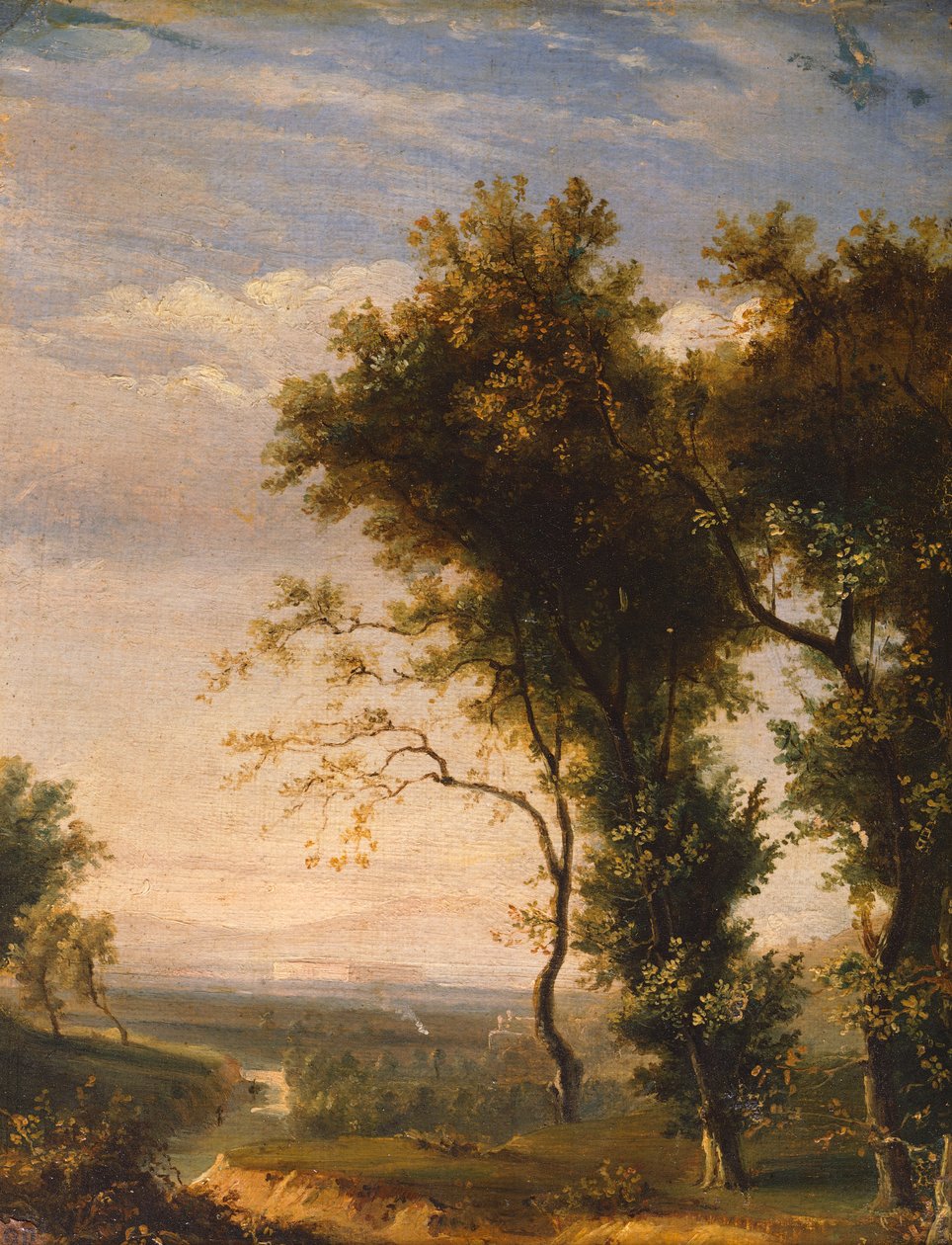 Caserta Park (óleo sobre tela) de Gabriele Smargiassi