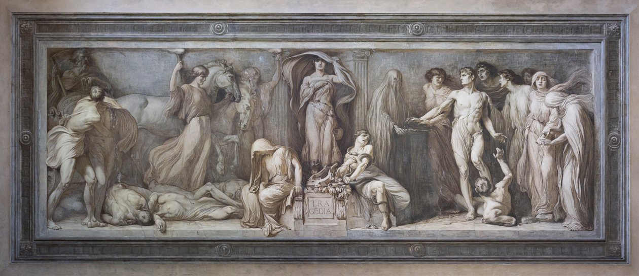 Alegoria da tragédia de Gaetano Cresseri