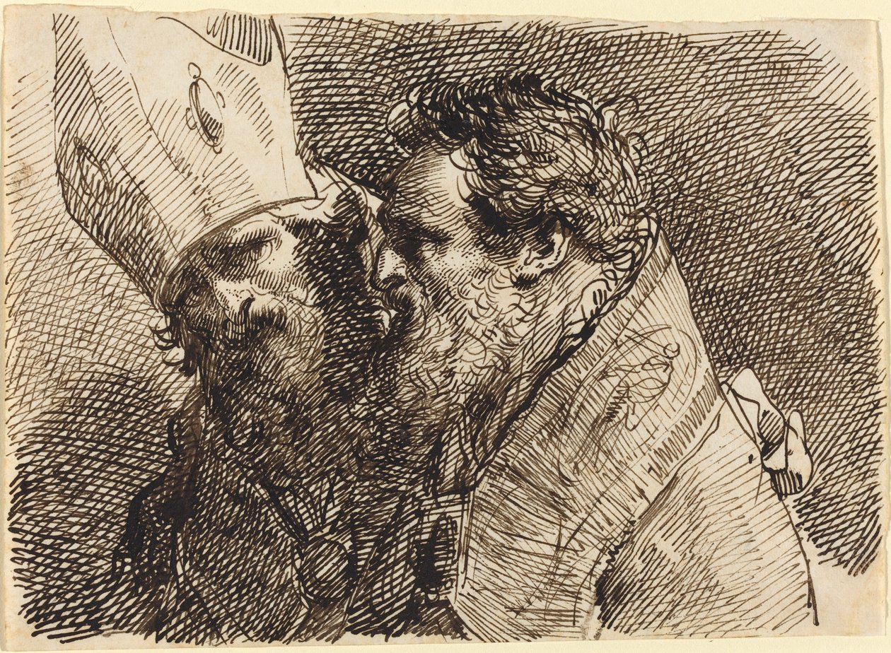 Chefes de dois bispos de Gaetano Gandolfi