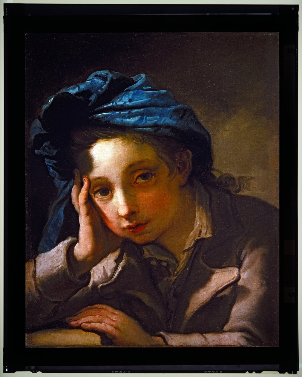 Retrato de Marco Gandolfi, sem data (tela) de Gaetano Gandolfi