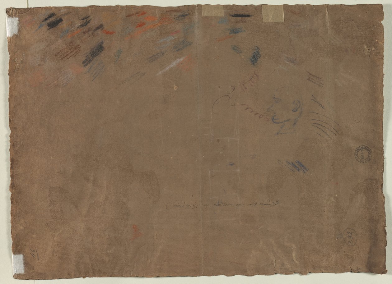 Esboço de uma cabeça, década de 1780. de Gaetano Gandolfi