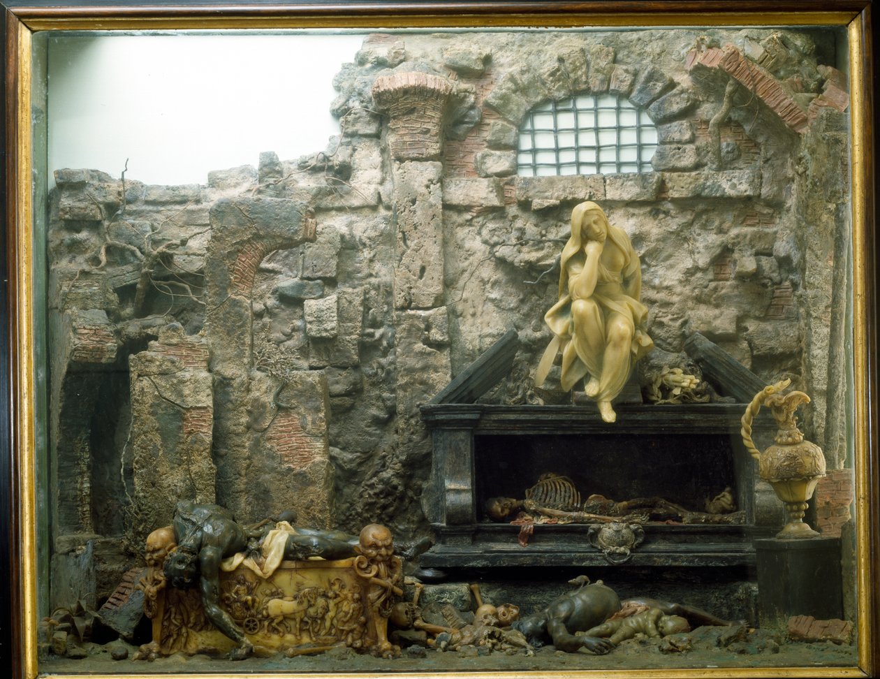 O Teatro da Morte: Vanitas (mídia mista) de Gaetano Giulio Zumbo