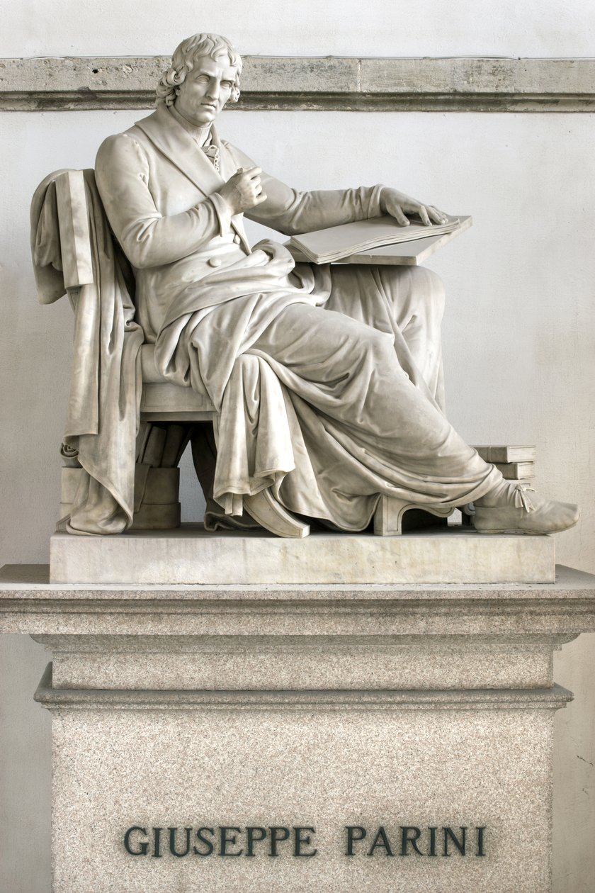 Estátua de Giuseppe Parini, 1838 de Gaetano Matteo Monti