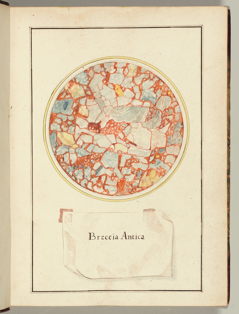 Breccia Antica, de diferentes tipos de pedra, Itália de Gaetano Piccini