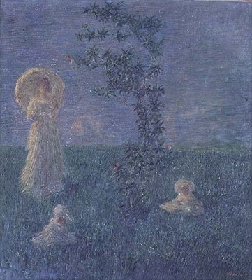 Em O Prado de Gaetano Previati