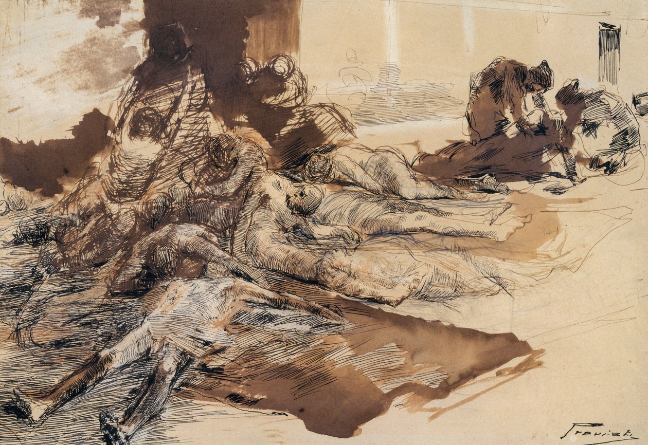 Estudo da peste de Gaetano Previati