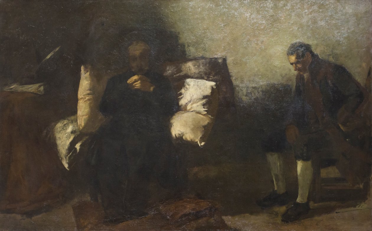 As últimas horas de Carlo Alberto, Porto de Gaetano Previati