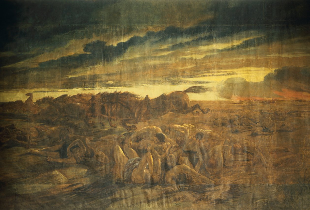 horrores de guerra de Gaetano Previati