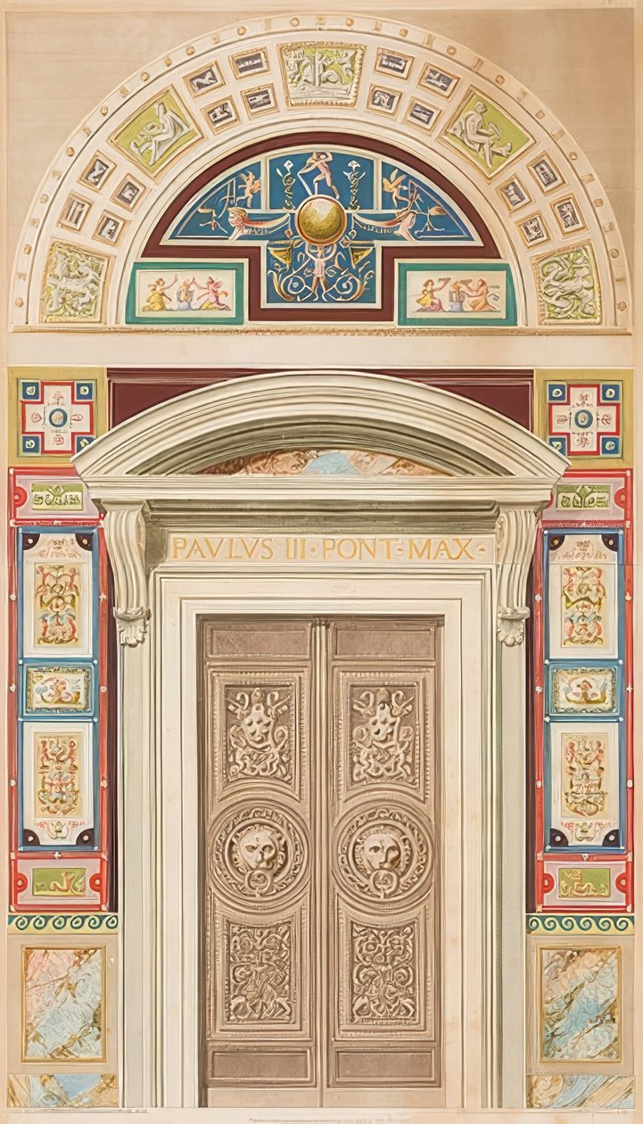 Loggia I porta, moldura e moldura de Gaetano Savorelli