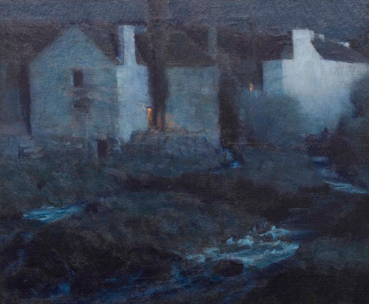 Luar, moinhos em Pont Aven, c.1900 de Gaines Ruger Donoho