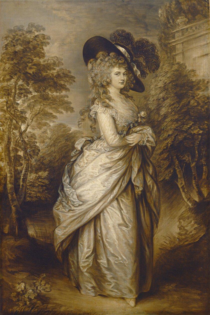 Georgiana, Duquesa de Devonshire de Gainsborough Dupont