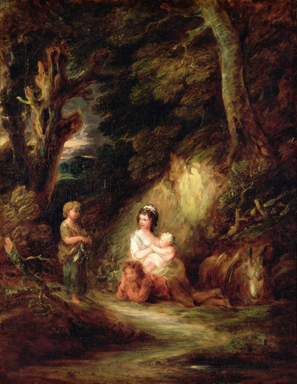 Acampamento cigano, c.1788-92 de Gainsborough Dupont
