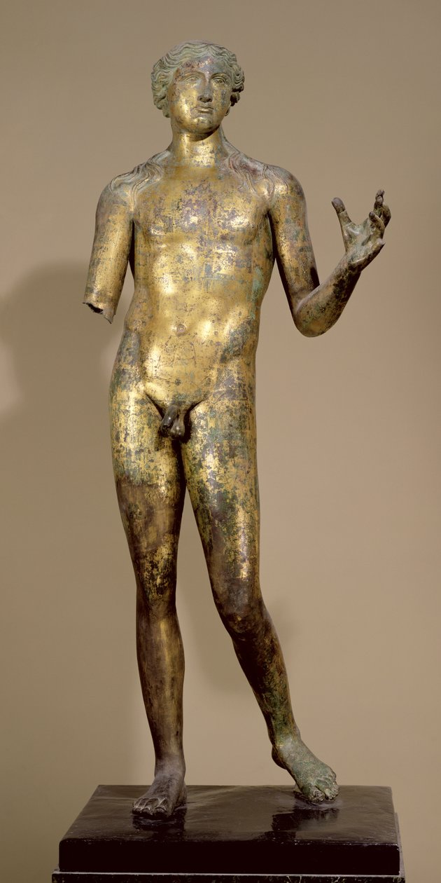 Apolo, de Lillebonne (bronze dourado) de Gallo Roman