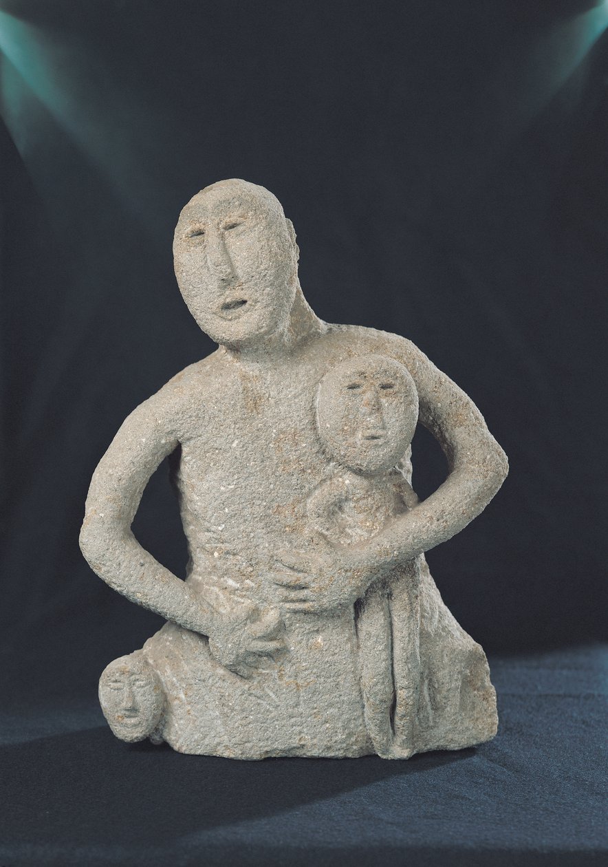 Busto de uma deusa-mãe, segunda metade do século I aC de Gallo Roman