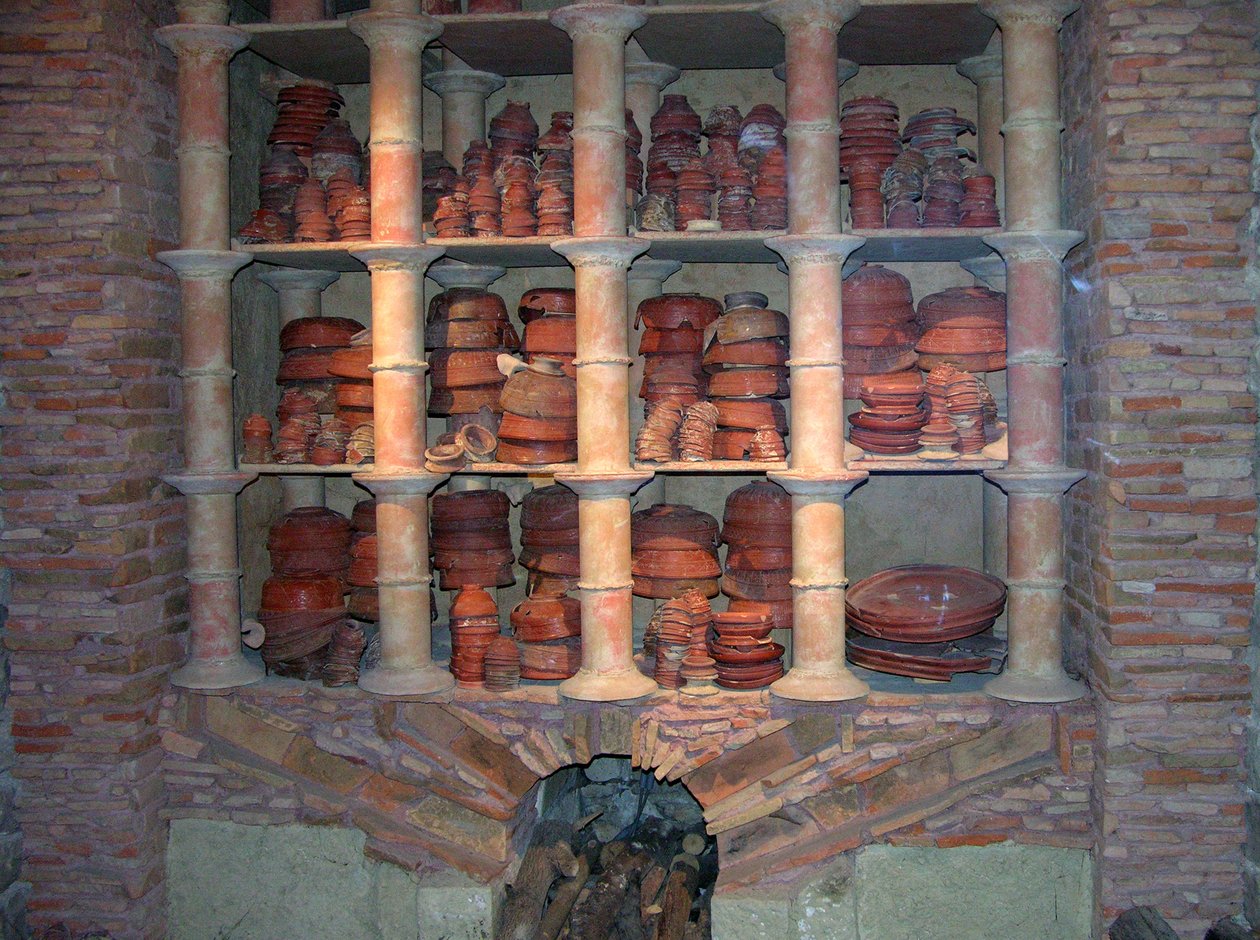Forno de cerâmica de Graufesenque, c.150 aC de Gallo Roman