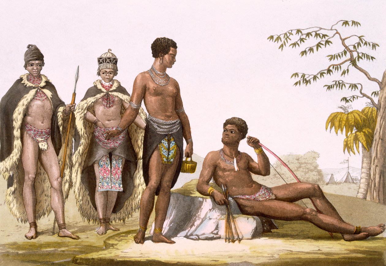 Vol II Gonqui Hotentotes do Cabo, c1820-39. de Gallo Gallina