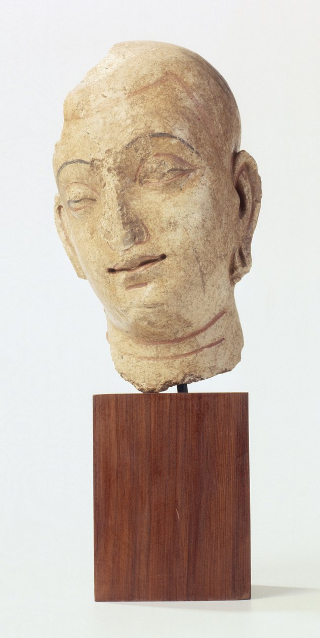 Monge, dinastia Kushan, 100-400 dC (estuque) de Gandhara School