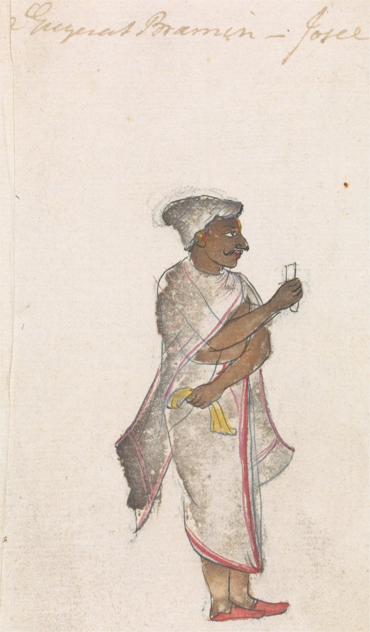 Um Gugerat Brahmin de Gangaram Chintaman Tambat