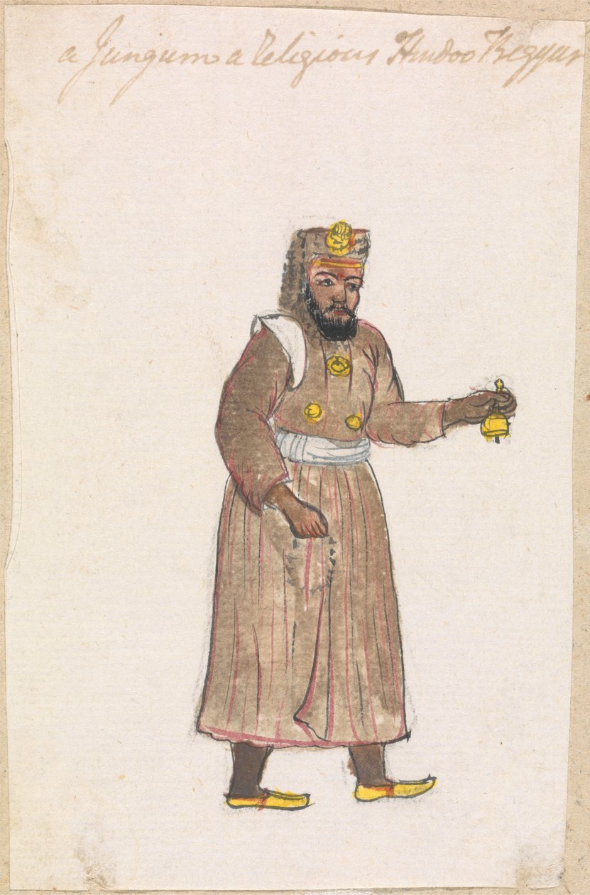 Um Jungum, um mendigo hindu religioso de Gangaram Chintaman Tambat