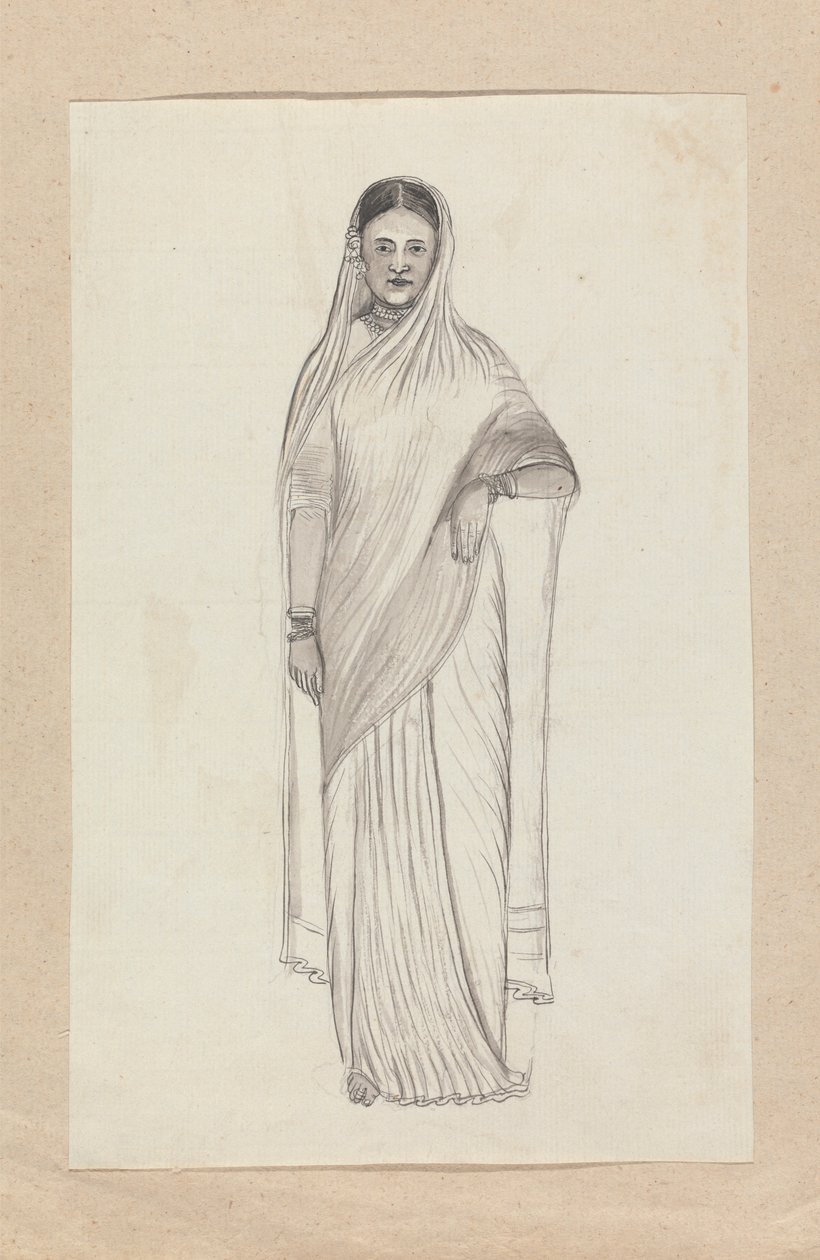 Mulher Indiana de Gangaram Chintaman Tambat
