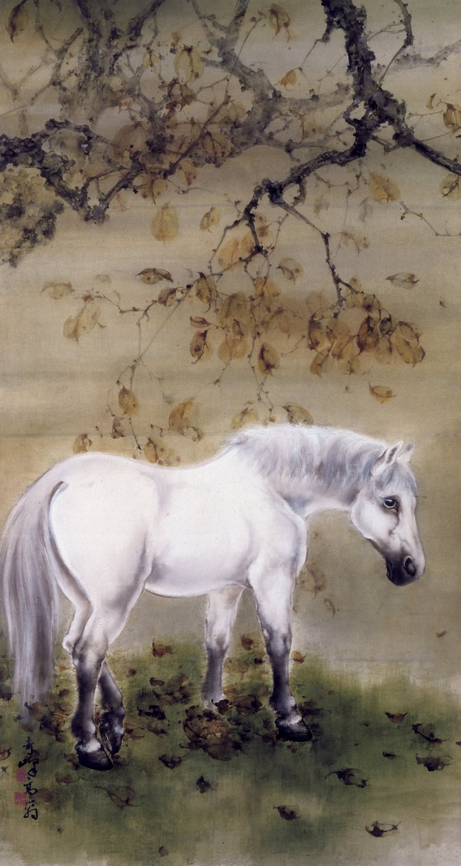 cavalo branco de Gao Qifeng