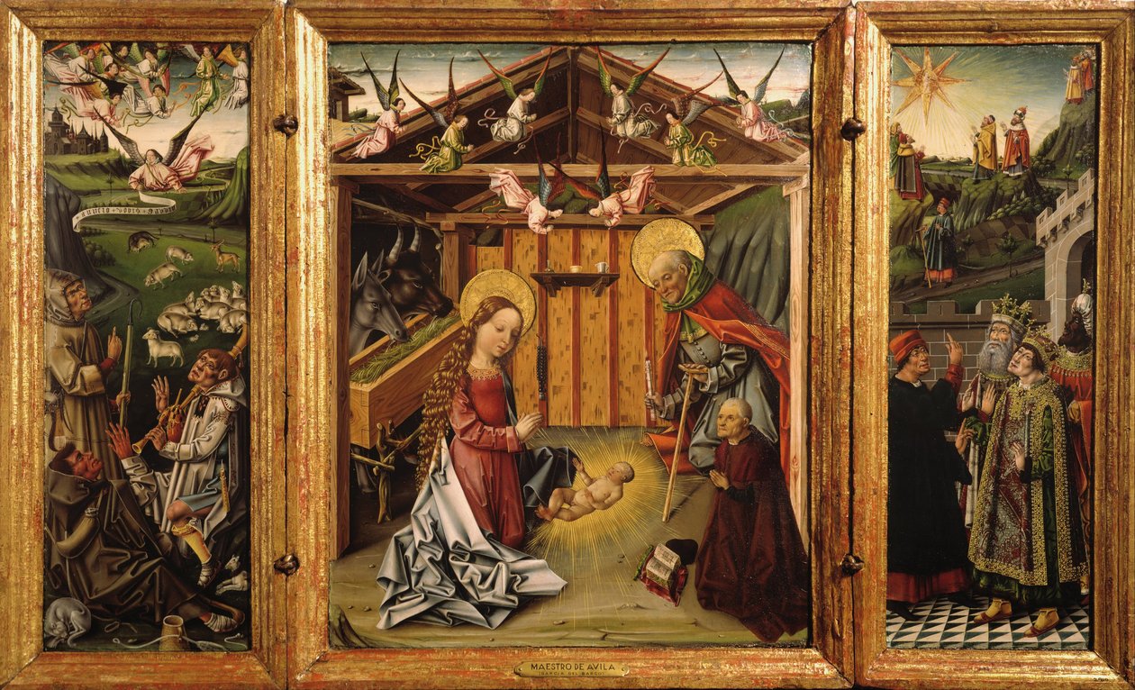 O Tríptico da Natividade, 1467-1500 de García del Barco