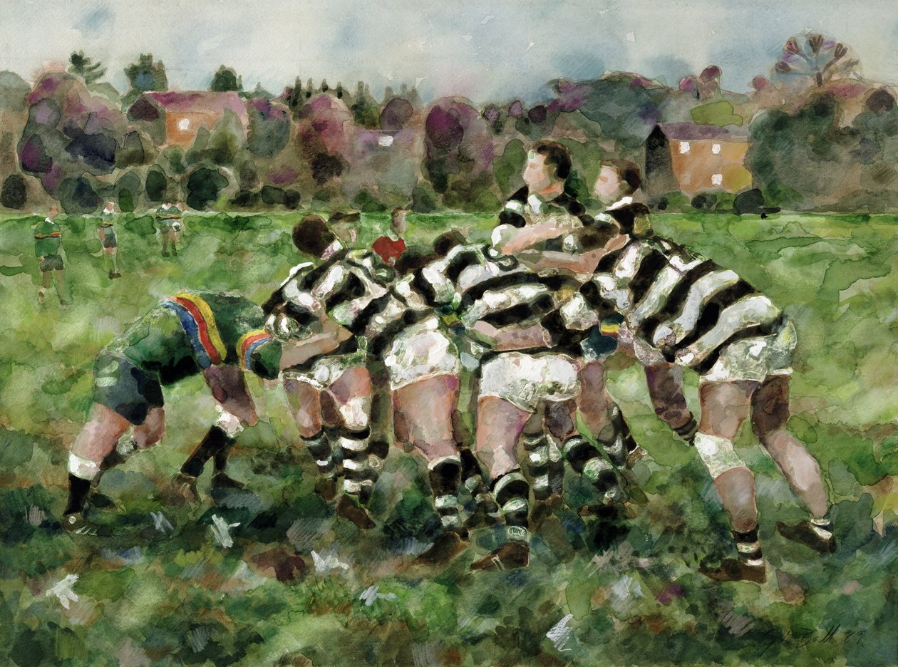Um jogo de rugby, 1989 de Gareth Lloyd Ball