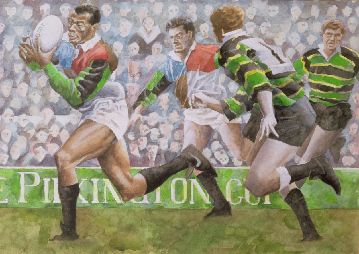Jogo de Rugby: Harlequins v Northampton, 1992 (wc) de Gareth Lloyd Ball