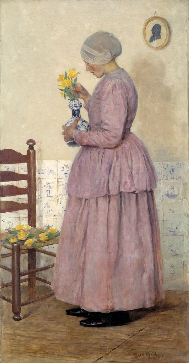 Arranjo das túlipas de Gari Melchers