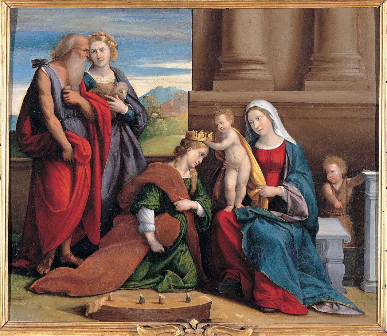 Coroação de Santa Catarina de Garofalo