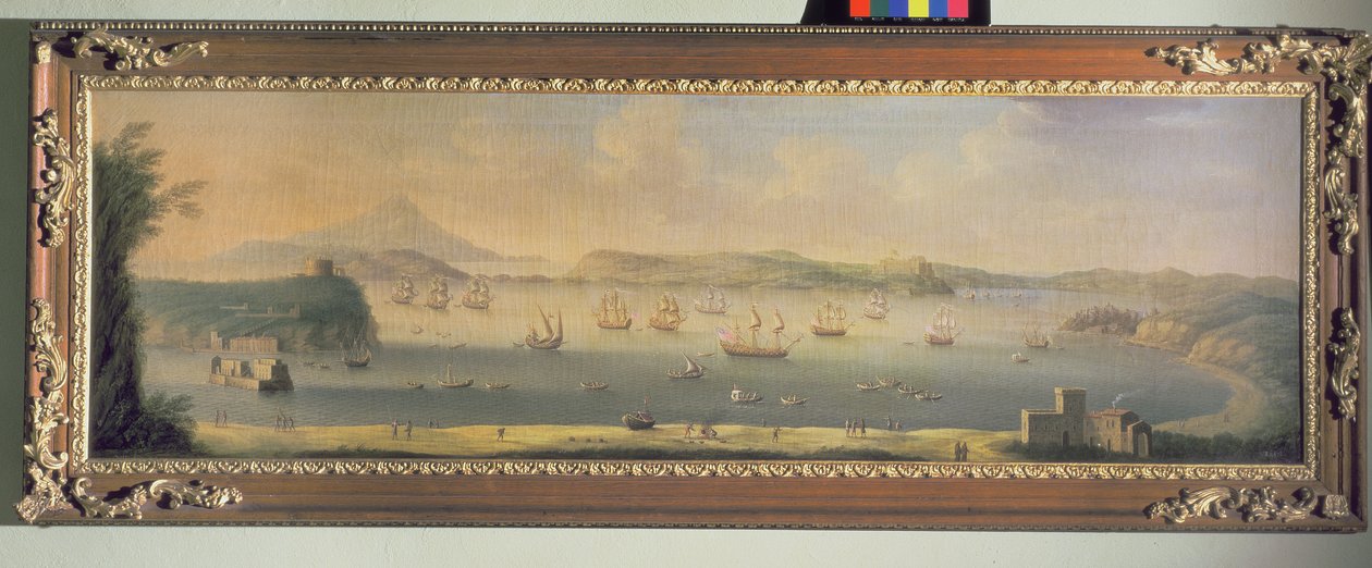 O Golfo de Pozzuoli, perto de Nápoles de Gaspar Butler