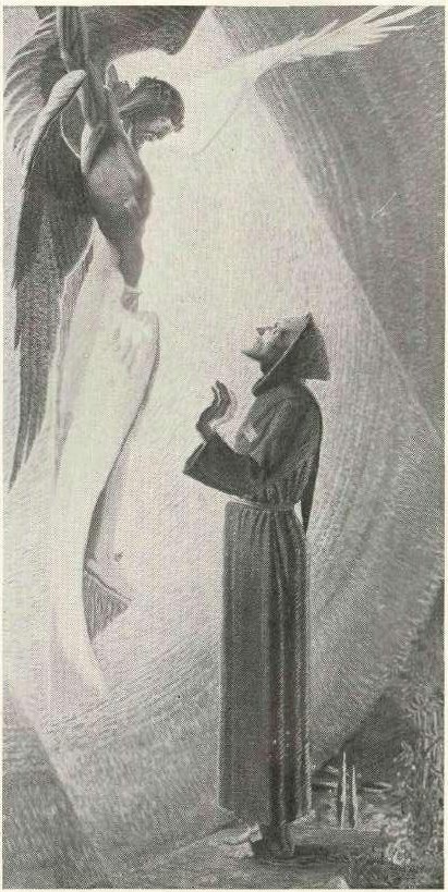 Estigmatização de São Franciska Asiskegan de Gaspar Porenta