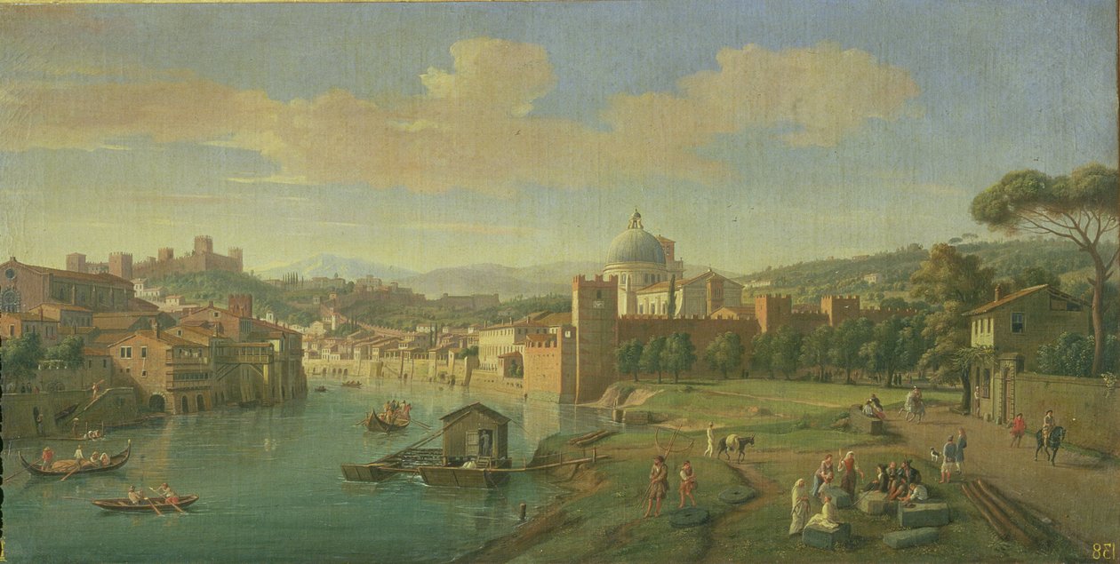 Vista, de, verona de Gaspar van Wittel