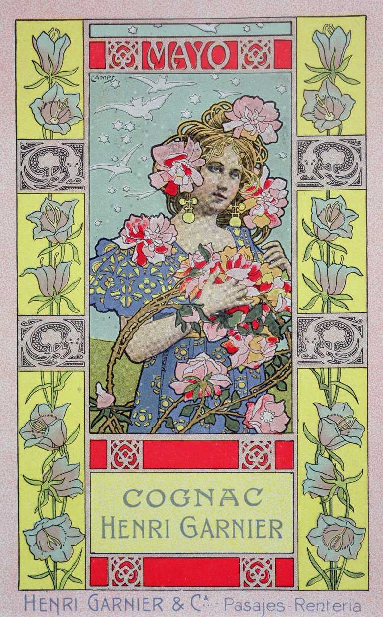 Maio, de um calendário para Henri Garnier & Co. de Gaspar Camps Junyent