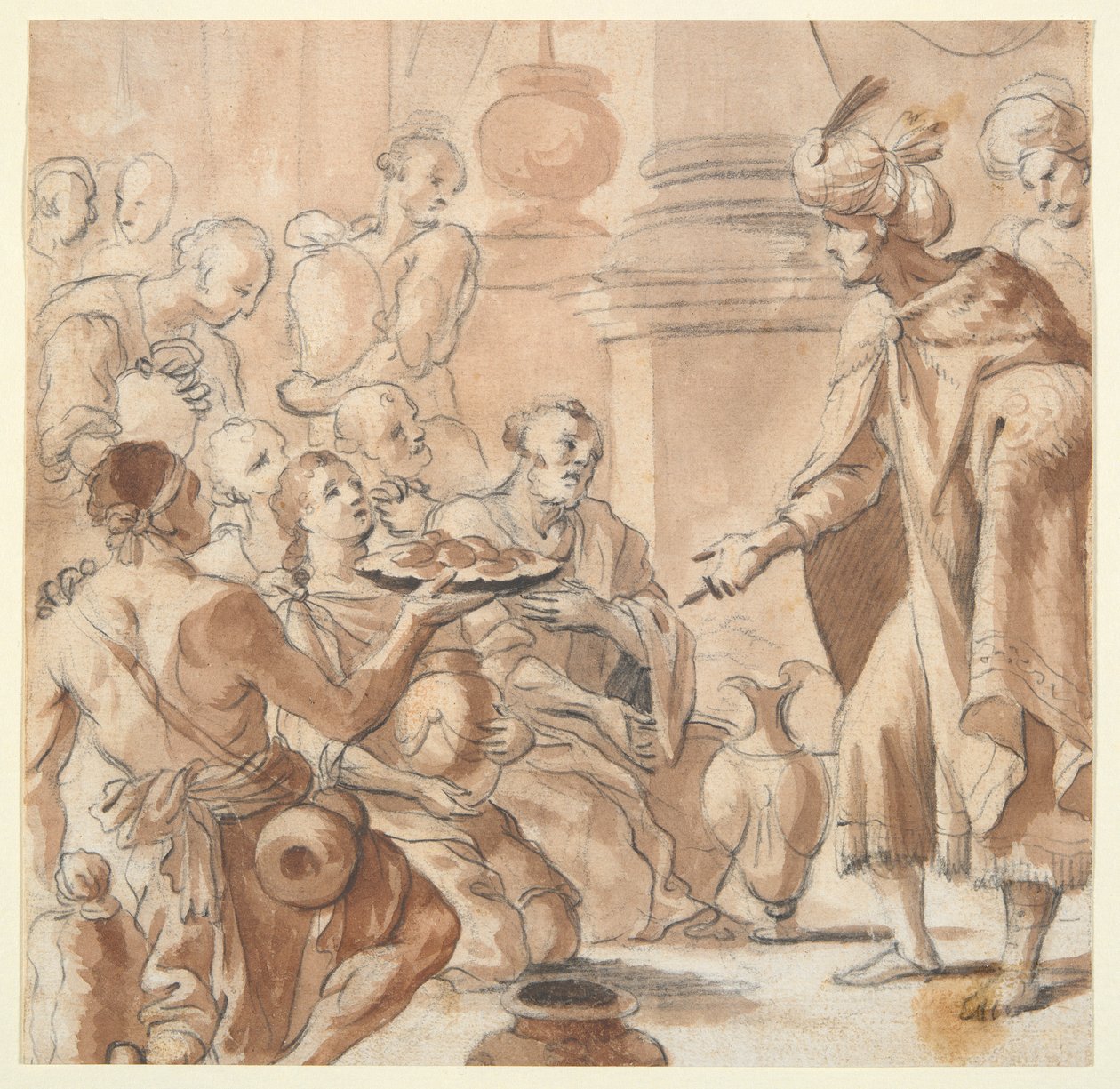 Joseph Distribuindo Trigo de Gaspar De Crayer