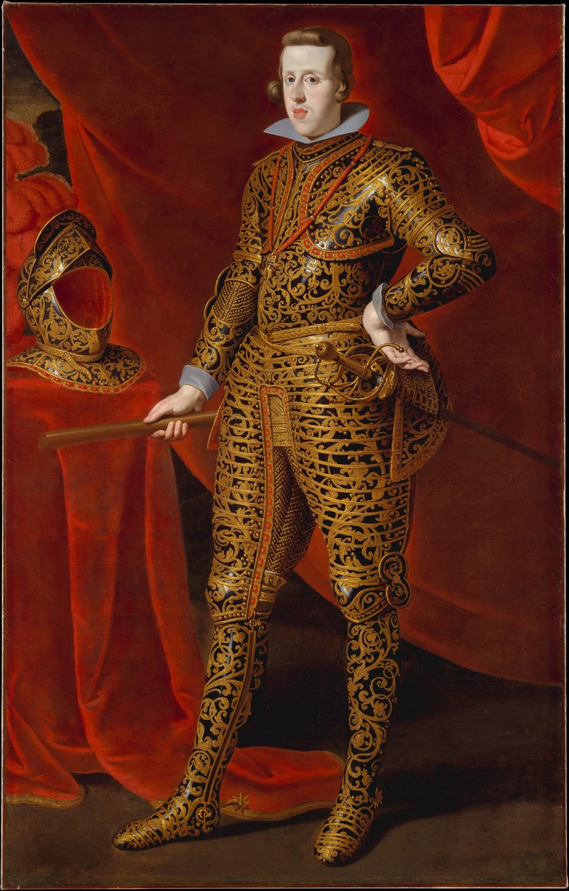 Filipe IV (1605-1665) em armadura de parada de Gaspar De Crayer