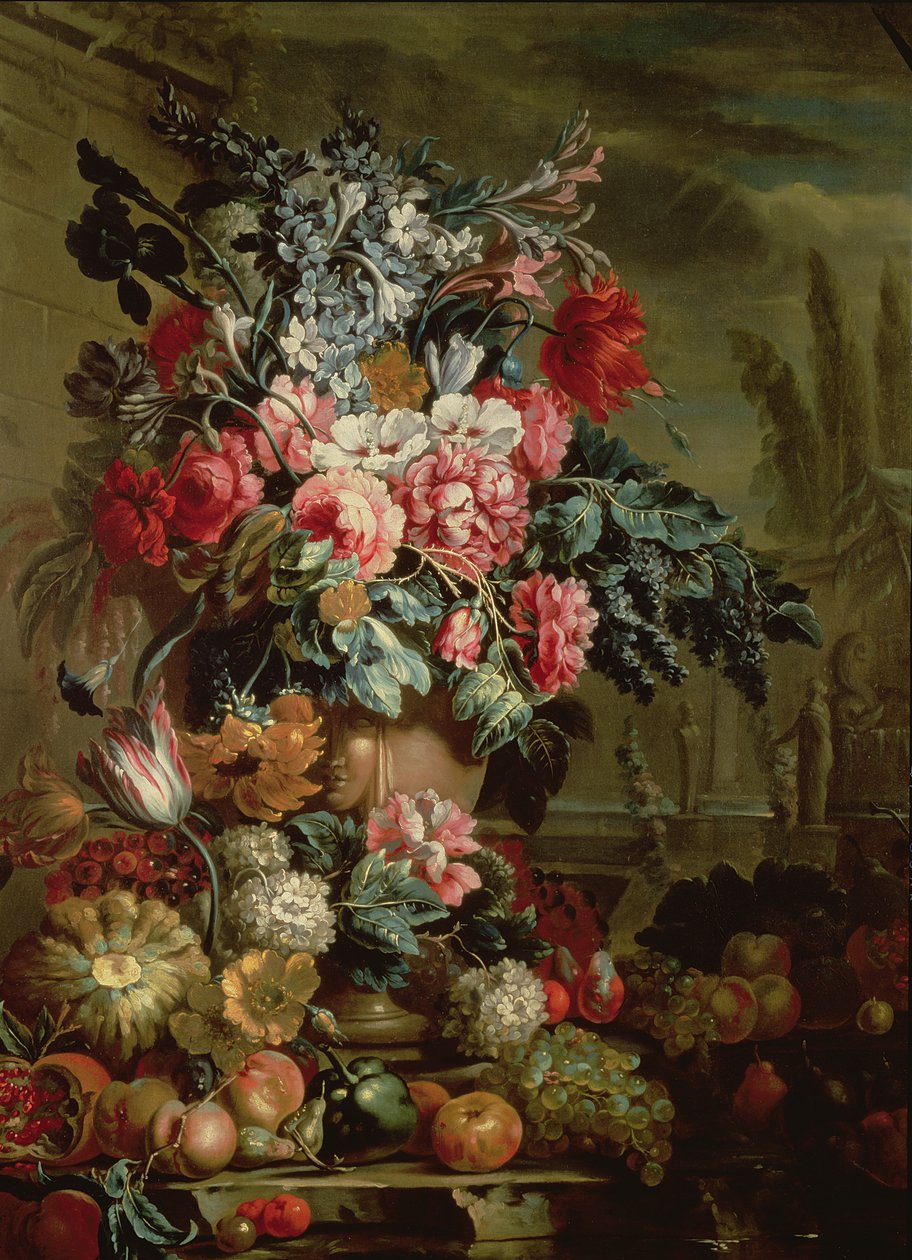Pedaço de flor de Gaspar Pieter II Verbruggen