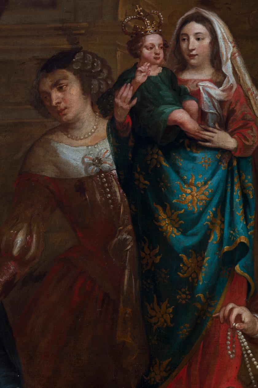 A arquiduquesa Isabel de Espanha, que entrega as suas jóias à Basílica de São Martinho em Halle de Gaspar De Crayer