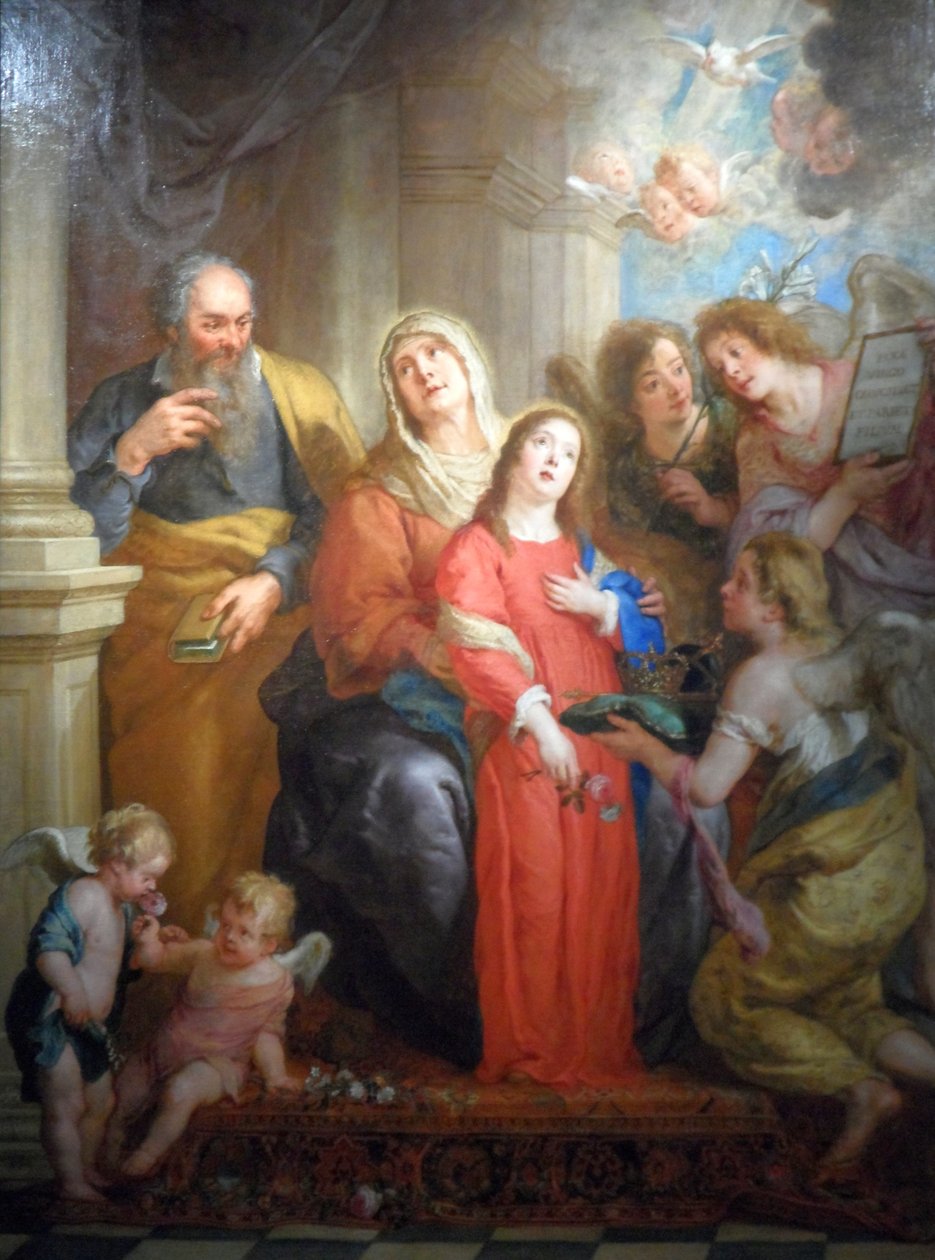 A introdução de Maria no templo de Gaspar De Crayer