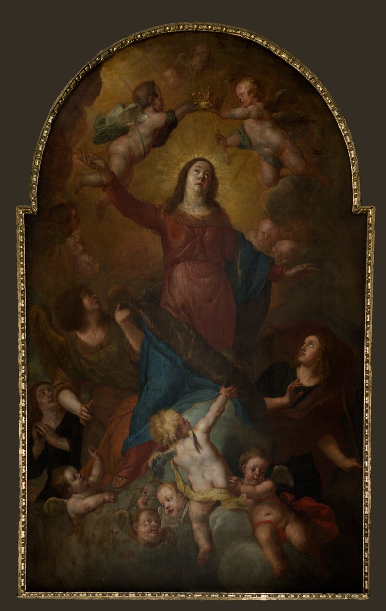 Igreja paroquial (Sint-Walburgakerk). Quadro. Gaspar de Crayer. 1652 de Gaspar De Crayer