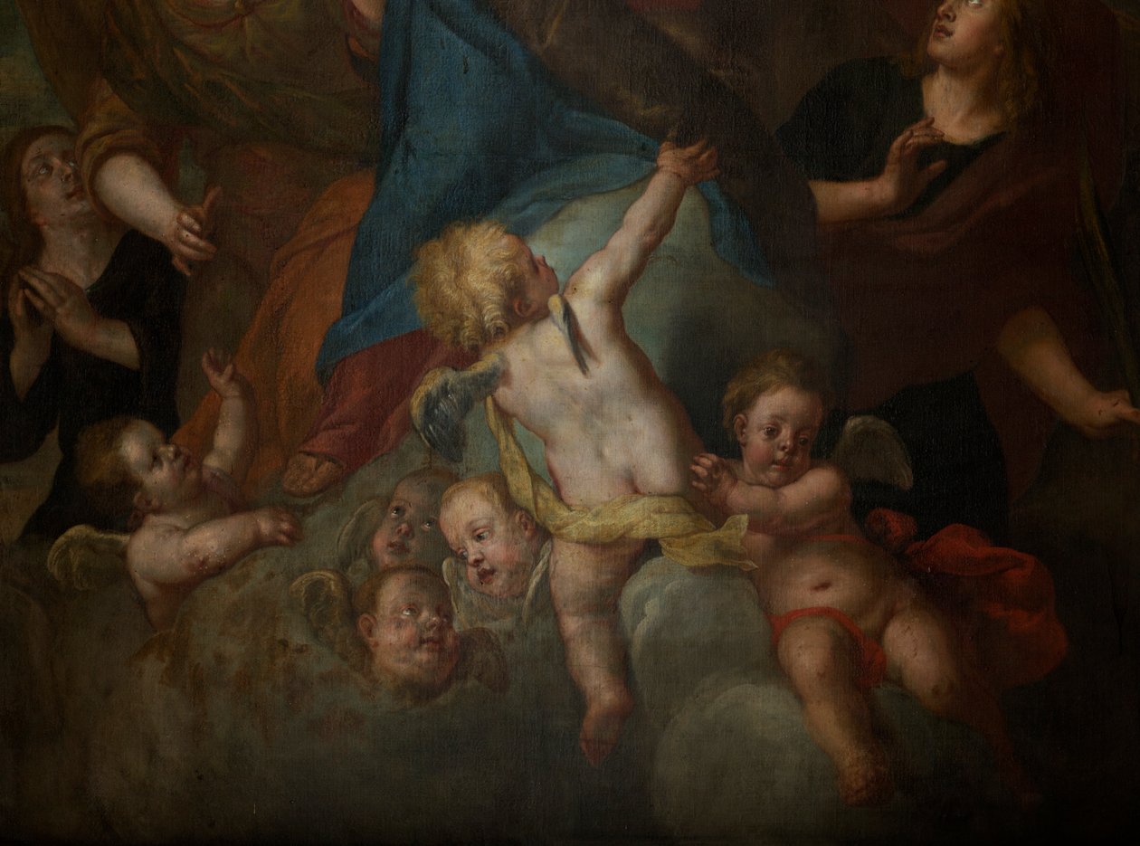 Igreja paroquial (Sint-Walburgakerk). Quadro. Gaspar de Crayer. 1652 de Gaspar De Crayer